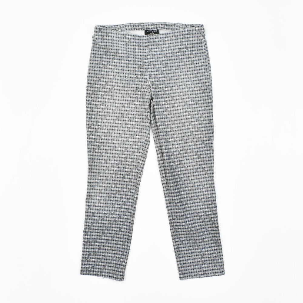 ATTYRE Women's Petite Pattern Capris Pants